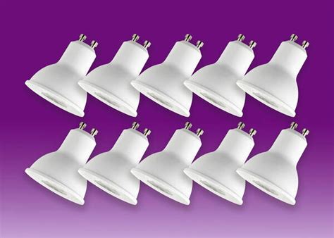 7W Eco Dimmable GU10 Lamp (10 Pack) Warm White 3000k | LEDlite (LTEGUD7WW)
