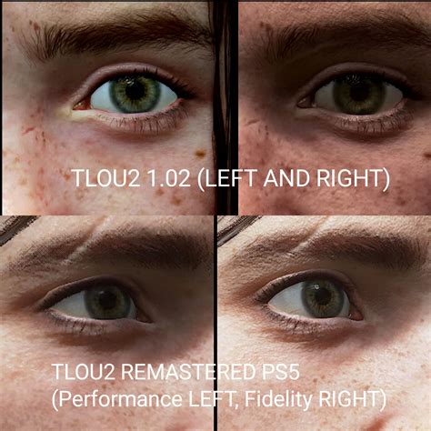 TLOU2 1.02 (PS4) VS TLOU2 REMASTERED (PS5) : r/thelastofus