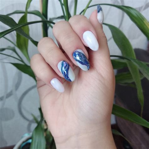 волны на ногтях больших пальцев рук - uniformcustomize