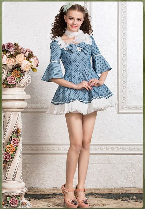 Женское платье Flowerscoming exl006 | Платьица, Стиль лолита, Платье в ...
