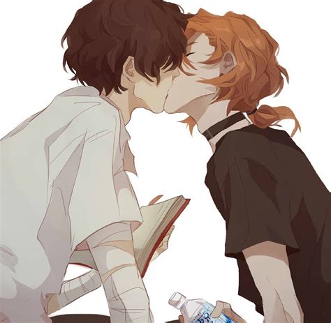 ♥💦 #happyvalentinesday #bsd #bungoustraydogs #soukoku #dazaiosamu # ...