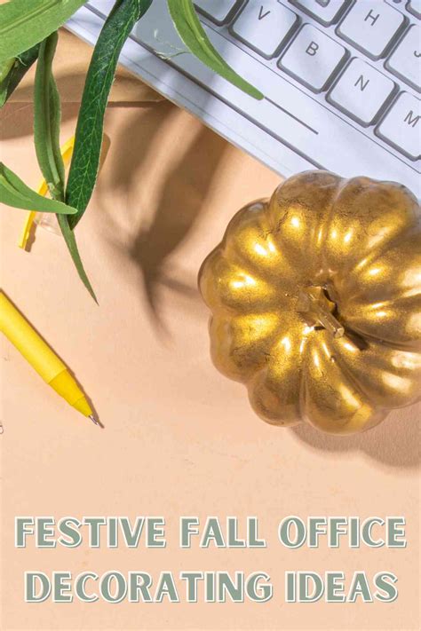 23 Festive Fall Office Decorating Ideas – Pink Pop Design