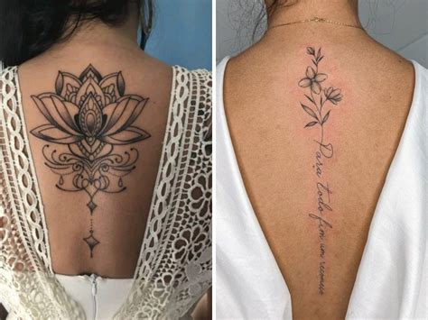 Tattoo Feminina Na Costa - 25+ Ideias de Tatuagem Feminina nas Costas: Do Minimal ao Impactante