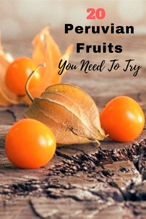 20 Peruvian Fruits You Need to Try while travelling in Peru | Peruvian ...