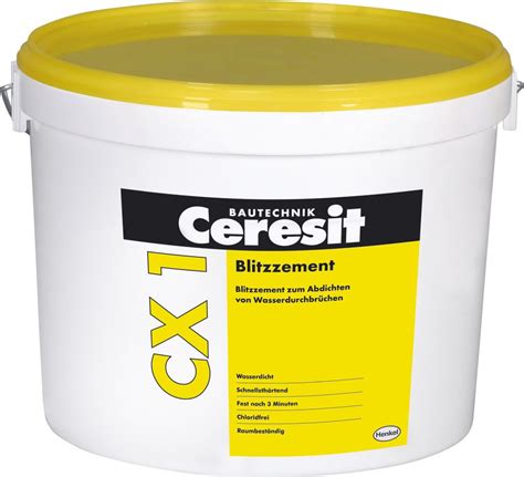 Cement Ceresit Cx 1 Błyskawiczny 6kg - Opinie i ceny na Ceneo.pl