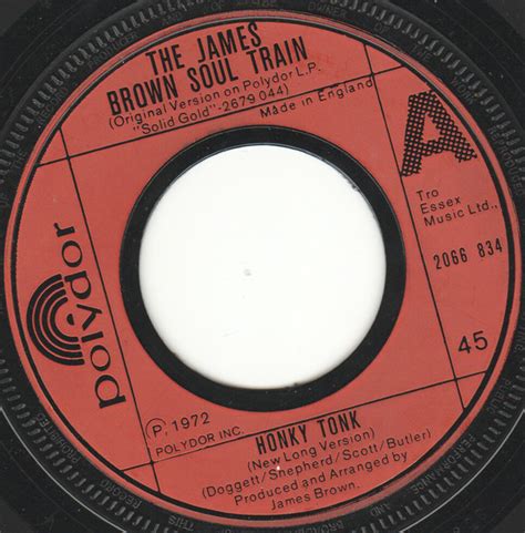 The James Brown Soul Train / James Brown – Honky Tonk / Brother Rapp ...