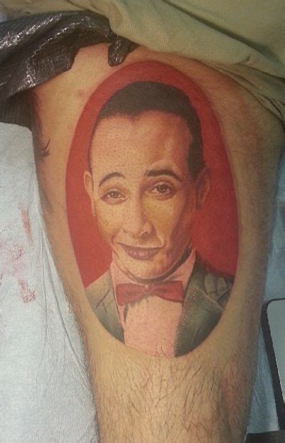 Pee Wee Herman tattoo | Pee wee herman, Wee, Portrait tattoo