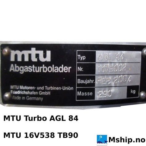 MTU MD 16V 538 TB90