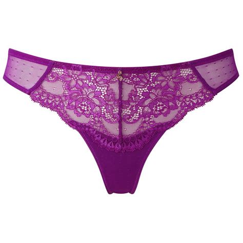 String Lacey Radiant Orchid par Gossard - lemoncurve.com