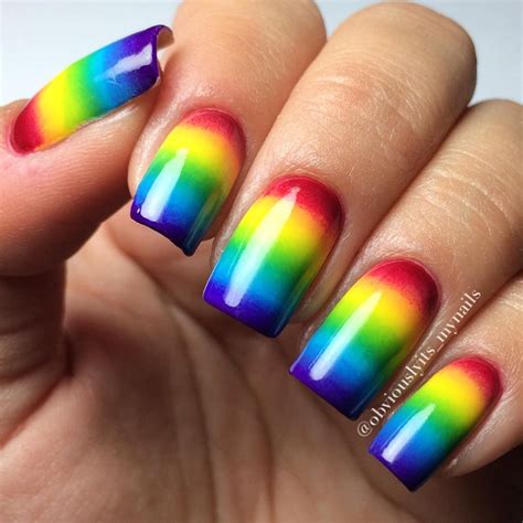 Jeshika on Instagram: "Pride Nails! ️💛💚💙💜 Let's all agree to just be happy and get along with ...