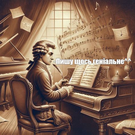 Создать мем "mozart, моцарт классическая музыка, музыка моцарта ...