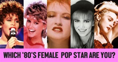 Which ’80’s Female Pop Star Are You? - GetFunWith