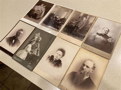 group    victorian cabinet cards  century photographs