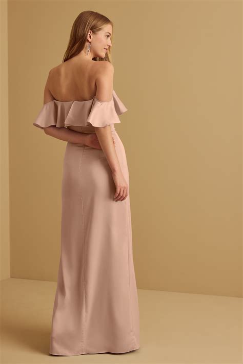 MATTE SATIN CHARLOTTE DRESS | Vow'd Weddings