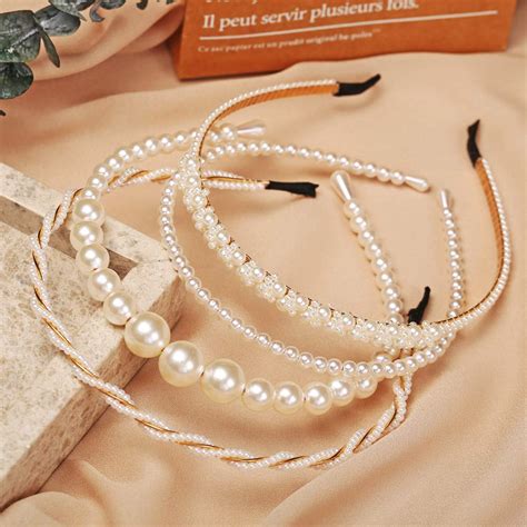 charming pearl headbands  hair  grit daily news
