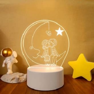 NO.1 Party Creative Gift LED Acrylic 3D Night Lamp Energy Saving ...