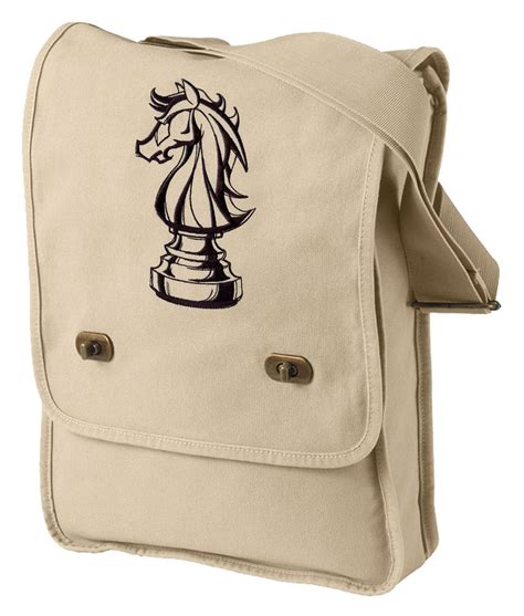 Chess Bag Chess Messenger Bag Knight and Day Chess