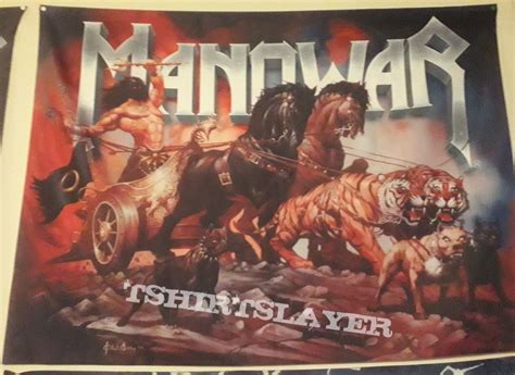 Manowar - King Of Kings Flag | TShirtSlayer TShirt and BattleJacket Gallery