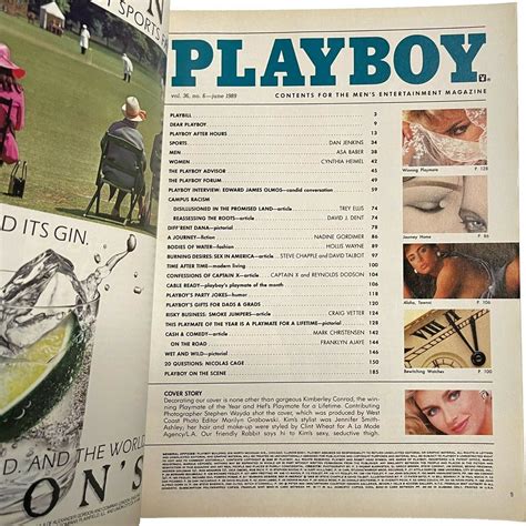 Playboy Magazine June 1989 Playmate of the Year Kimberly Conrad Racism