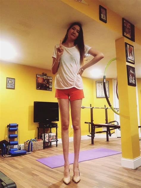 Meet the World's Tallest Fashion Model, Whose Legs are Taller Than an