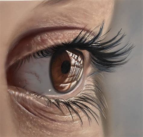 Realistic eye Painting by Dolgor Dugarova | Saatchi Art