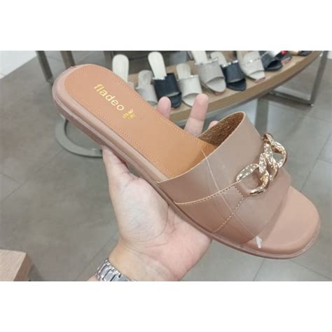jual sandal flat wanita merk fladeo shopee indonesia