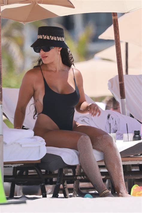 Tyler Herro splashes in sea as NBA star enjoys beach vacation with