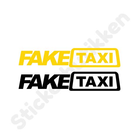FakeTaxi – Stickerbutikken.no