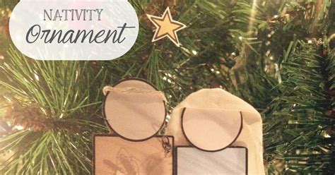 Life's Journey To Perfection: Paper Nativity Ornament Craft with Free ...