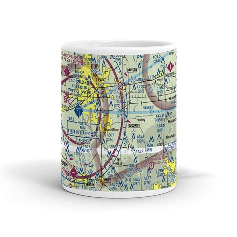 Bishop International Airport, Flint, MI, USA FAA Sectional Aeronautical