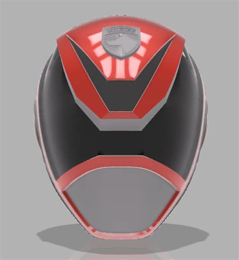 SPD Red Ranger Helmet 3D Model - Etsy