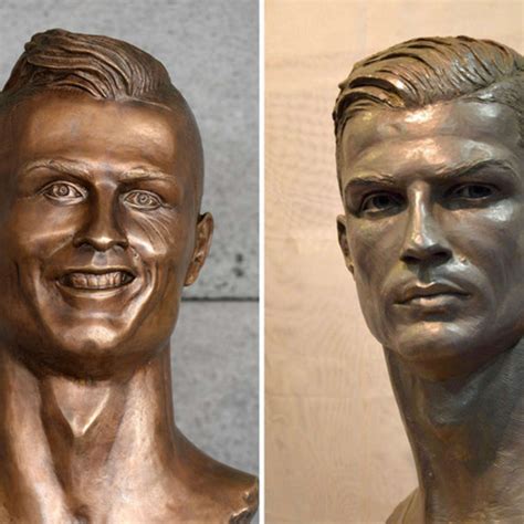 Cristiano Ronaldo Statue / Ronaldo Statue Sculptor Emanuel Santos Takes