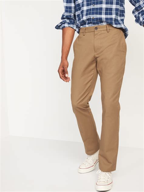 navy straight ultimate built  flex chino pants  men brown