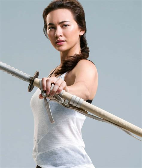 Download Jessica Henwick Sword Stance Wallpaper | Wallpapers.com