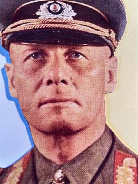 German WW 2 General Erwin Rommel Colorized Photo Standee 10.5" Tall | eBay