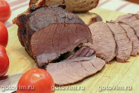 Копченая свиная шейка (сухой посол). Рецепт с фото
