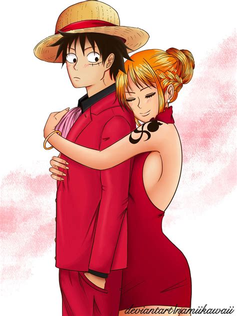One Piece Luffy X Nami Fanart