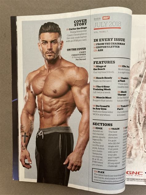 Muscle & Fitness Bodybuilding Magazine / Casey Christopher / 07-18 | eBay