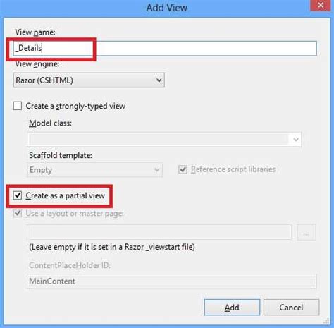 Working with Partial View in ASP.NET MVC – MindStick