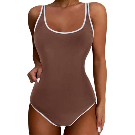EHRWE One Piece Swimsuits For Women 1 Piece Swimwear Sexy Swimsuit Push