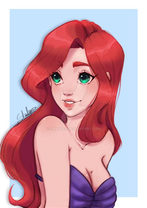 Ariel Fan Art by Shalyes on DeviantArt