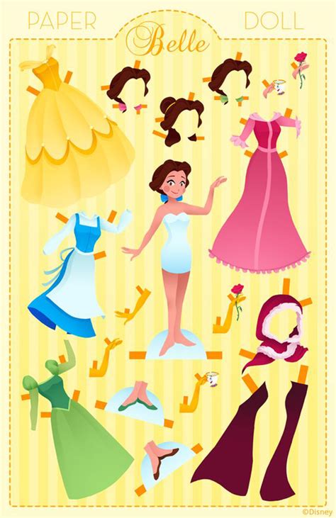 Disney Movie Princesses: Princess Paper Dolls