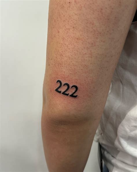 222 Tattoo Meaning 1