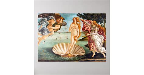 Restored and Recolored Botticelli Birth of Venus Poster | Zazzle