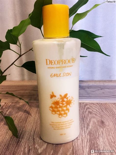 Эмульсия для лица Deoproce Hydro Enriched Honey Emulsion - «Лучшая ...