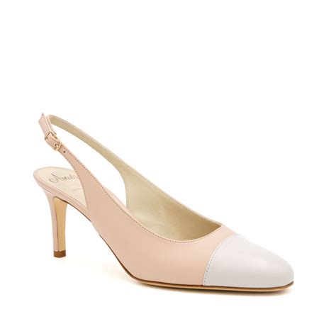 Amalfi Lauretta Nude/Grey Cap Toe Pumps | Rangoni – Rangoni Firenze