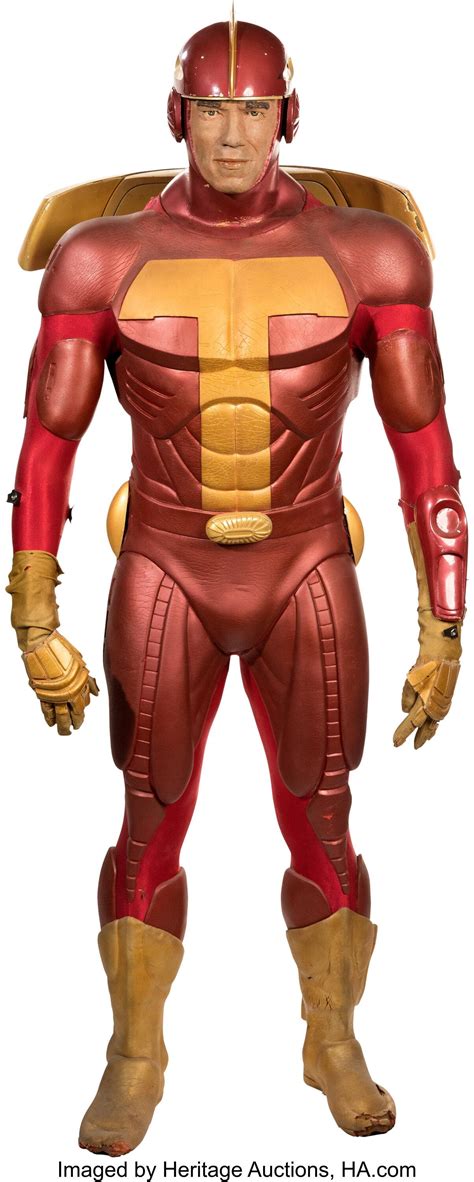 Sold Price: Arnold Schwarzenegger "Turbo Man" Costume from Jingle All
