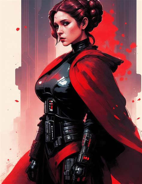 Default Princess Leia sith lord version from Star by Thekobs on DeviantArt