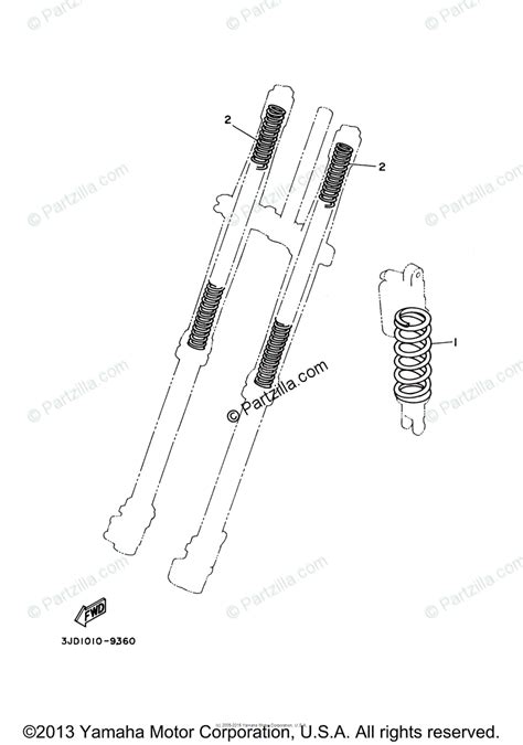 Yamaha Motorcycle 2013 OEM Parts Diagram for Alternate for Chassis ...