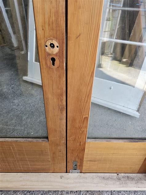 External Cedar 1 Pane Safety Glass French Door | Musgroves Ltd